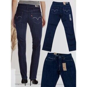 Levi's Mid-Rise Skinny Leg Women's Dark Blue Jeans Size 4 (27x30)